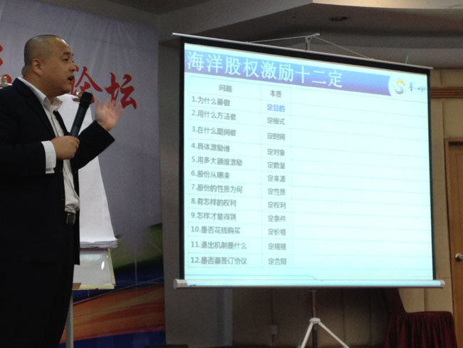 2013　聚成股權(quán)、績效大綱講解